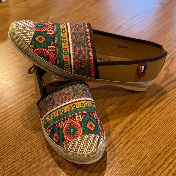 Ollio round toe slip on flats loafers espadrilles size 8.5 - new - Picture 1 of 10